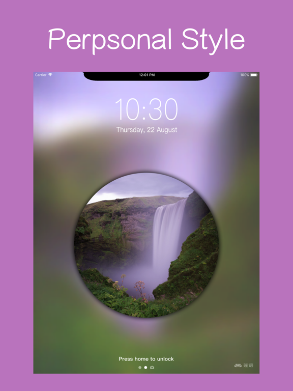 WLotus - wallpaper maker iPad screenshot 4 - Utilities app