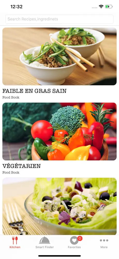 Recettes végétariennes