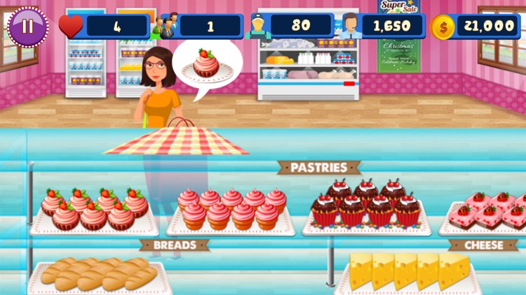 Sweet Bakery Cake Shop Cashier screenshot-3