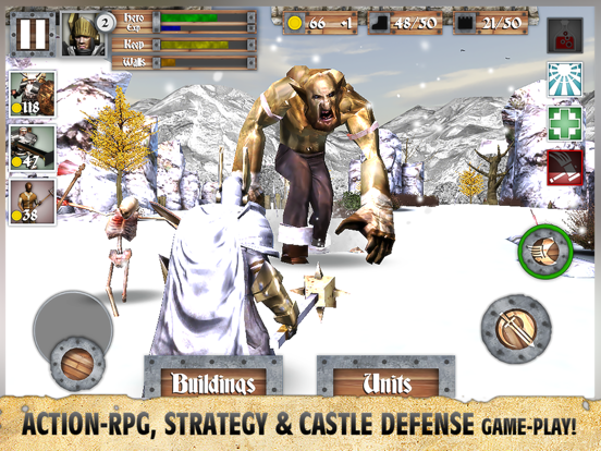 Heroes and Castles iPad app afbeelding 2