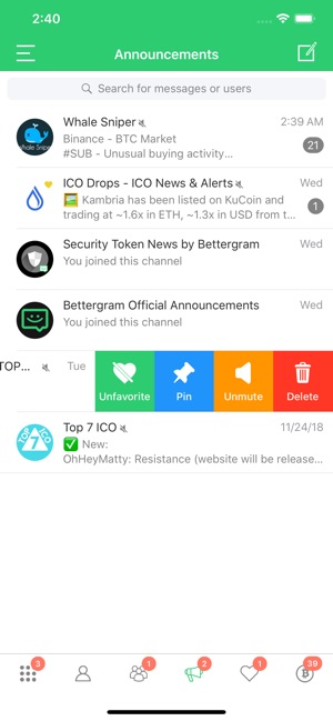 Bettergram - Crypto Chat App(圖5)-速報App