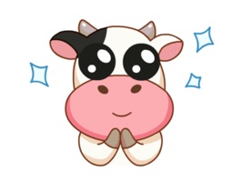 Kitty the Cow Stickers Pack 