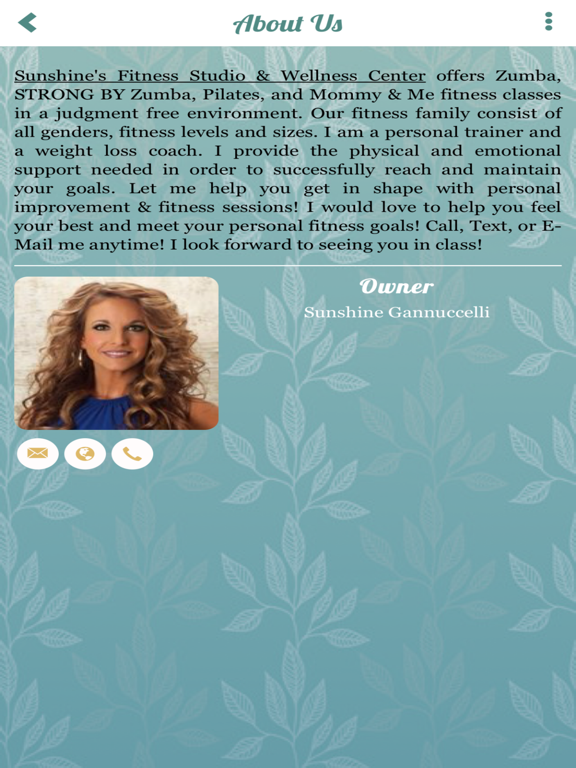 Screenshot #5 pour Sunshines Fitness Studio