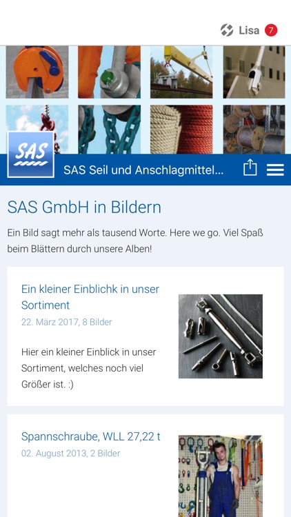 SAS Seil und Anschlagmittel