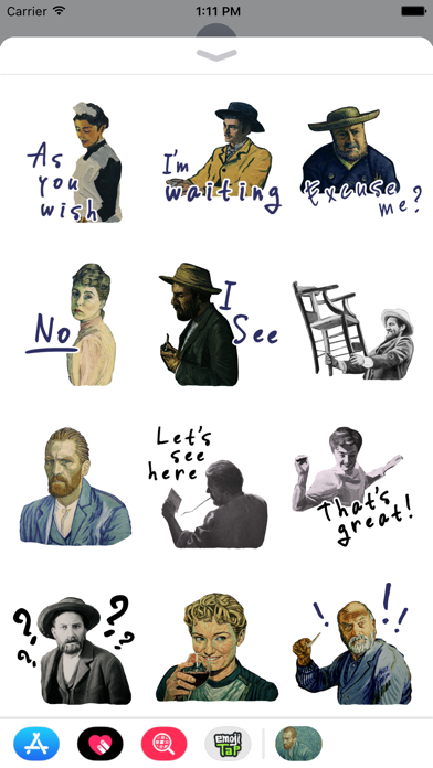 Screenshot #3 pour Loving Vincent Stickers