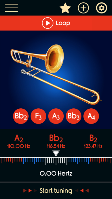 Screenshot #1 pour Trombone Tuner