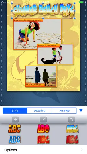 Capture d'écran de Comic Life sur iPhone 2