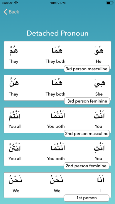 Arabic Grammar screenshot 3