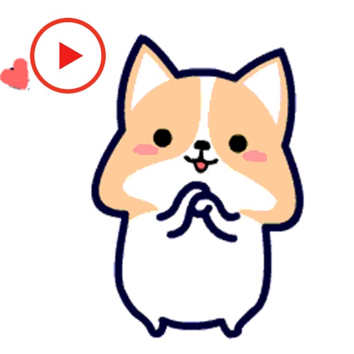 Puppy Dog Animated Stickers icon