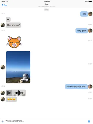 Captura 1 XMPP Messenger iphone