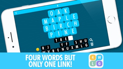 Screenshot #1 pour Four Word Link Game