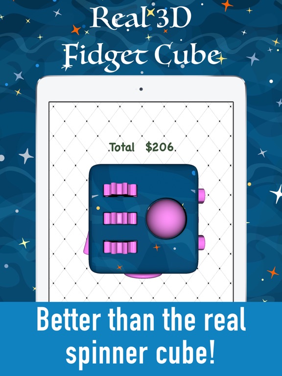 Screenshot #4 pour Fidget cube game - Spin cool 3d figet cubes