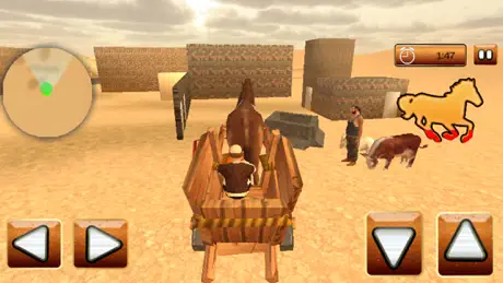 Impossible Horse Cart Driving
