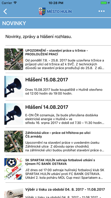 Město Hulín screenshot 2