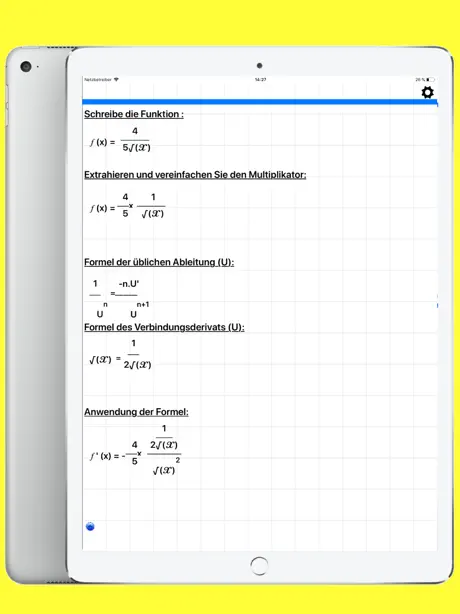 Funktionen und Derivate