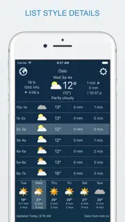 widget weather lite iphone screenshot 3