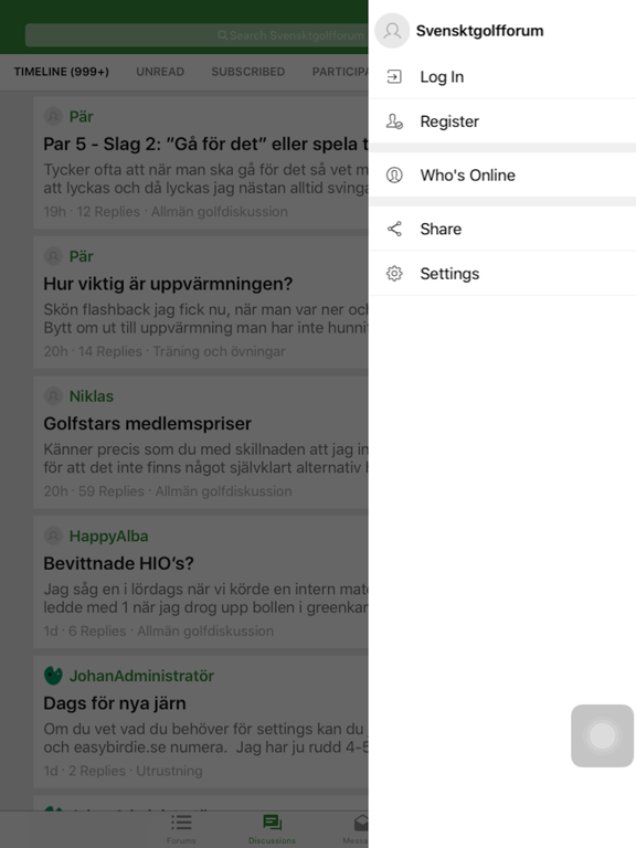 Screenshot #5 pour Svensktgolfforum.se