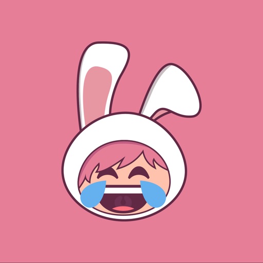 Bunnymoji - Cute Rabbit Bunny Emoji Icon