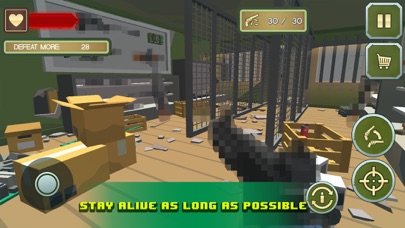 Pixel Zombies Gun Combat screenshot 2