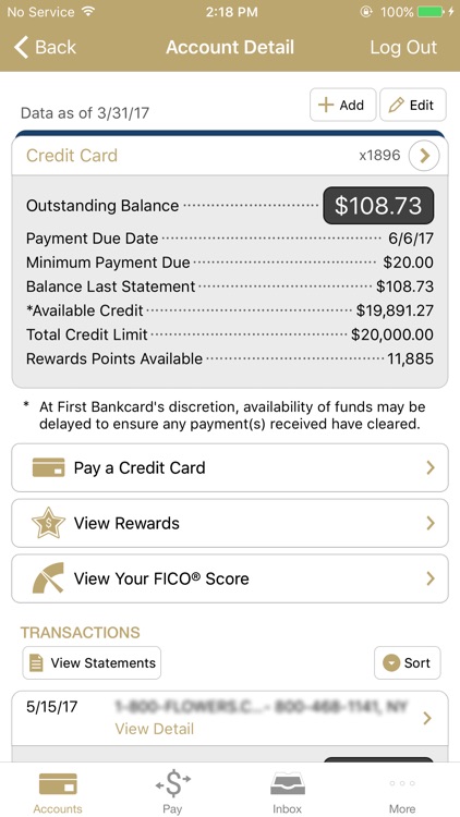 M life Rewards MasterCard