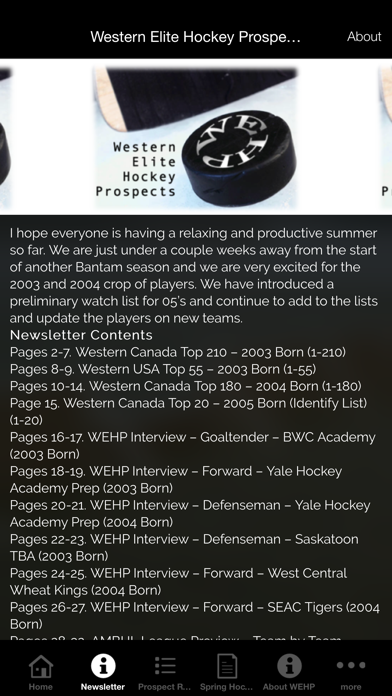 Western Elite Hockey Prospects screenshot 2