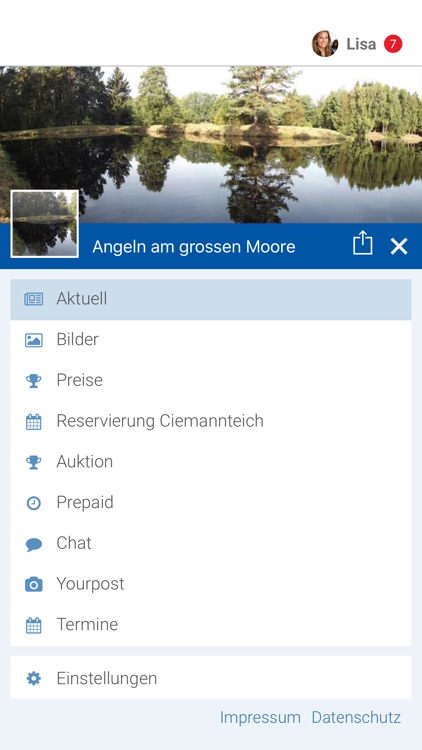 Angeln am grossen Moore