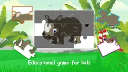 zoo animals: puzzle for kids iphone screenshot 4