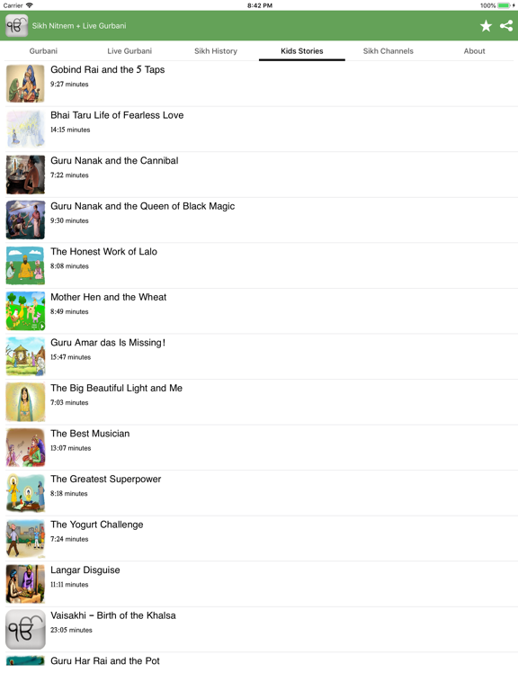 Sikh Nitnem + Live Gurbani iPad screenshot 7 - Lifestyle app