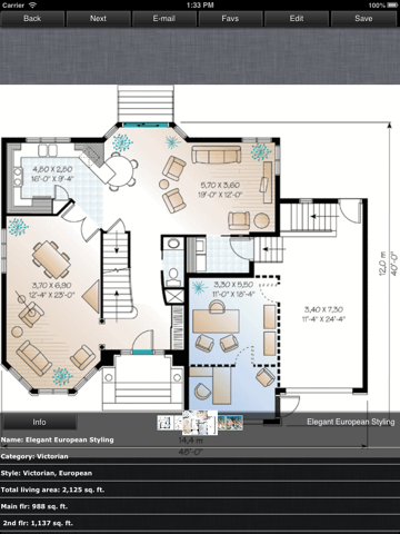 Victorian - Family Home Plans screenshot 2