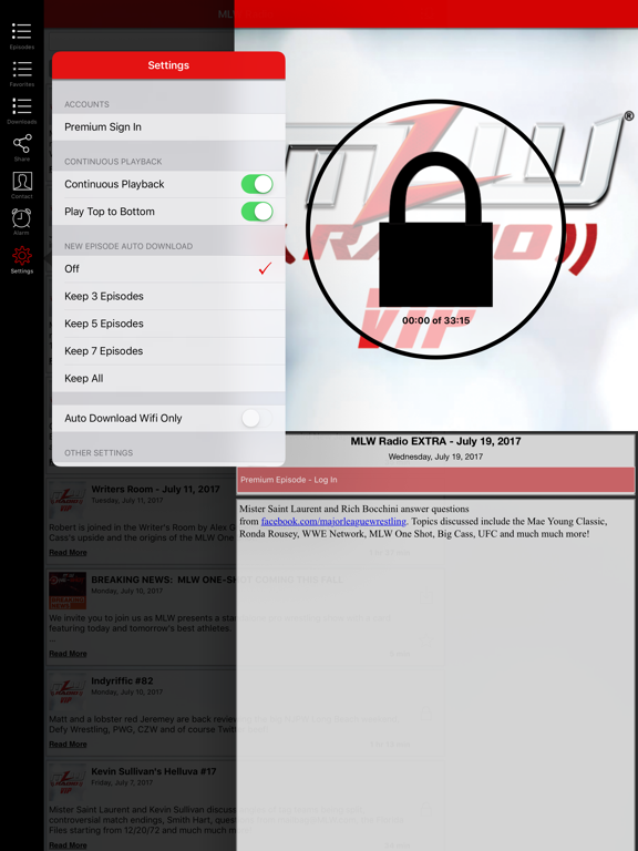 Screenshot #6 pour MLW Radio