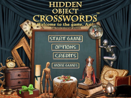 Hidden Object Crosswords HD iPad app afbeelding 1