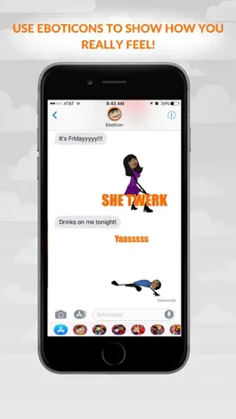 Game screenshot Eboticon Emoji Stickers apk