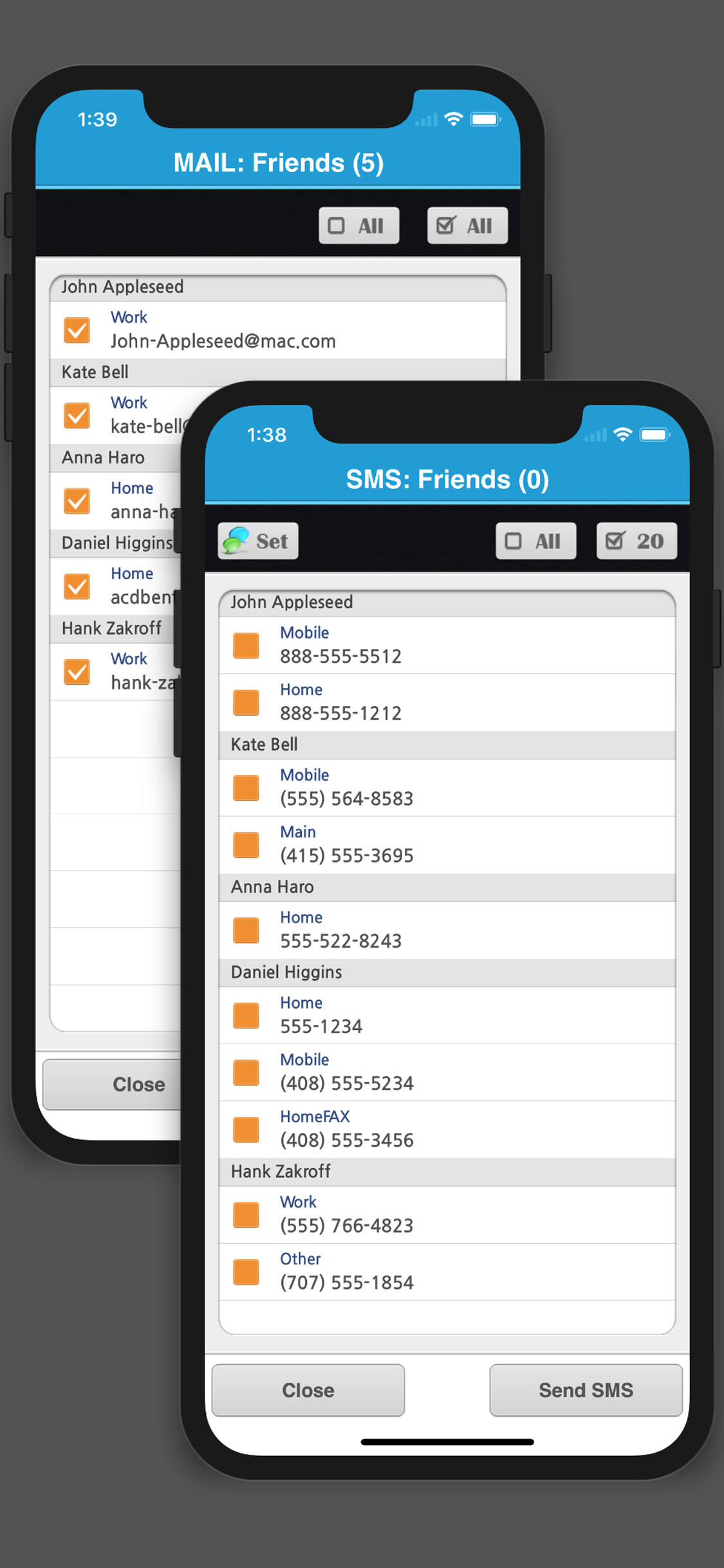Contacts Group-eContacts screenshot 4