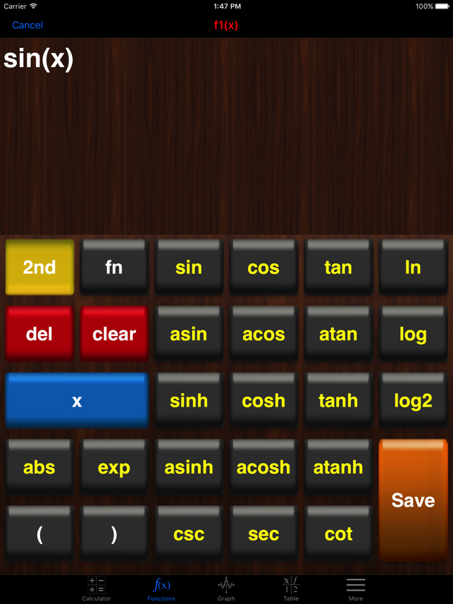 ‎My Graphing Calculator Lite Screenshot