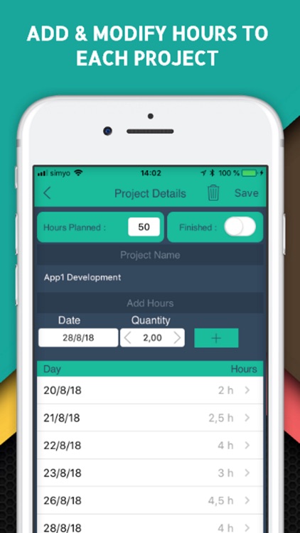 Projects Time Tracker screenshot-3