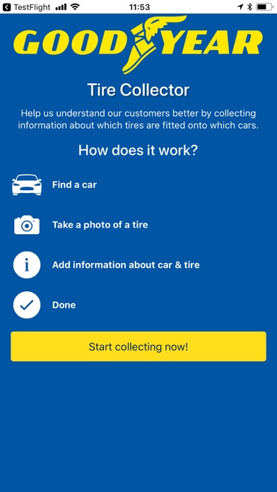 Screenshot #1 pour Goodyear TireCollector
