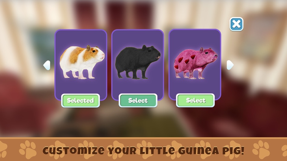 #4. Guinea Pig Simulator Game (iOS) 来自: Juliia Blokhina