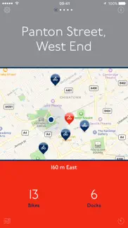 london bikes — a one-tap santander cycles app iphone screenshot 3