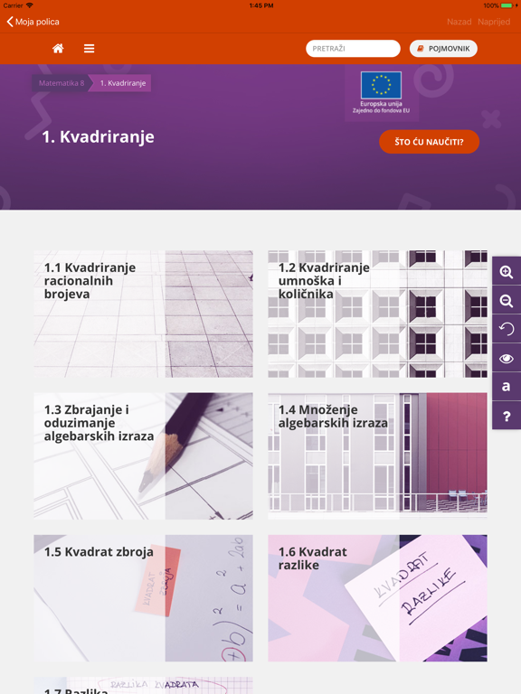 Screenshot #6 pour e-Škole Matematika 7 & 8