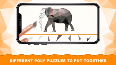Animal Polygon Art LoPoly Work iPhone screenshot
