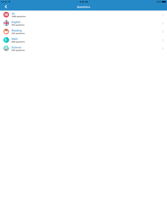 Screenshot #6 pour ACT Practice Tests