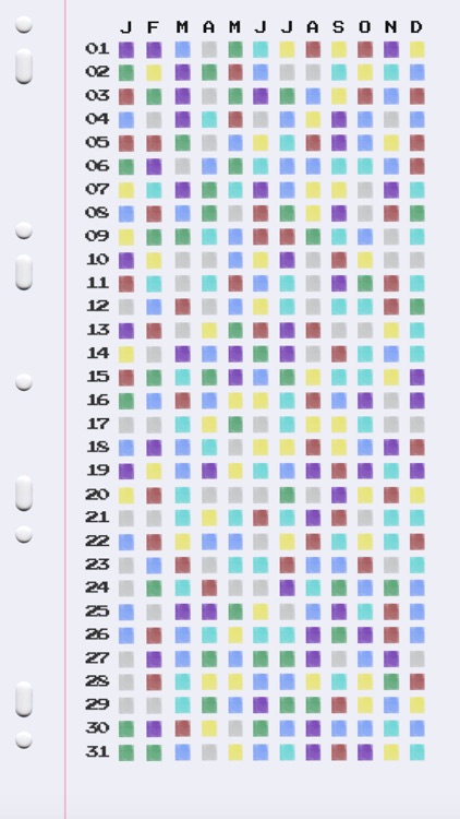 Pixel Calendar- Year In Pixels screenshot-3