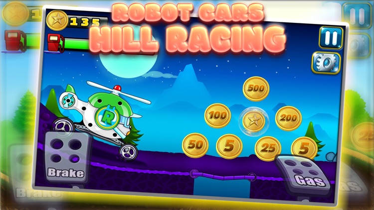 Robot Cars Hill Racing