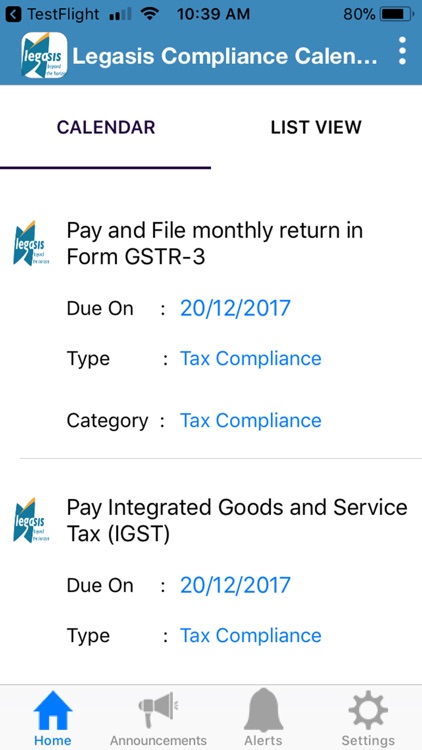 Legasis Compliance Calendar screenshot-4