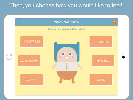 Moving Meditations iPad screenshot 2 - Health & Fitness app