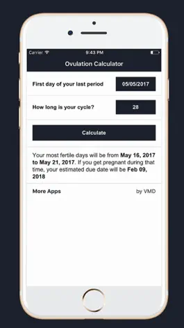 Game screenshot Ovulation Calculator App mod apk