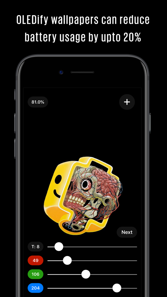 OLEDify Pure Black Wallpapers - 1.4 - (iOS)