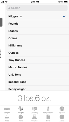 Converter (unit conversions) screenshot 2