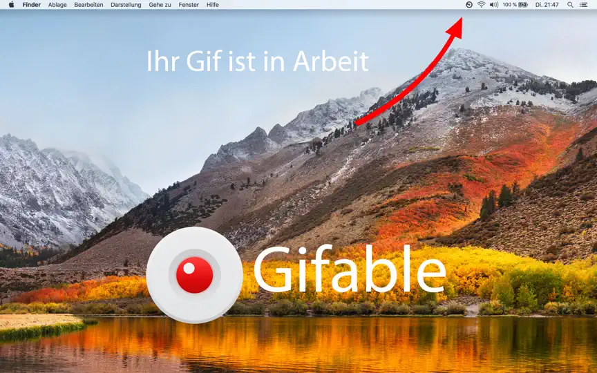 Screenshot von Gifable - GIF Bildschirmaufzei auf dem iPhone 4