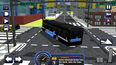 Police Bus Staff Duty Transport 3D screenshot 3